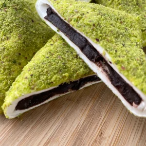 Toz Fıstıklı Çikolata Dolgulu Muska Lokum - 500gr